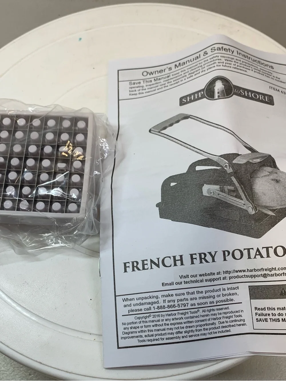 New Ship to Shore Complete French Fry Potato Slicer.          3678
